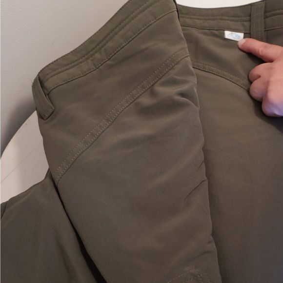 Women's Straight Leg Pants - Olive - Picture 7 of 8